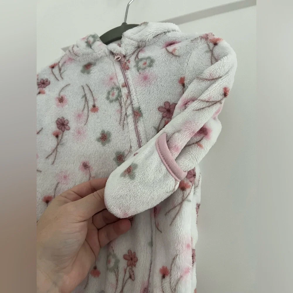 Laura Ashley Warm Zipper Onesie with hood